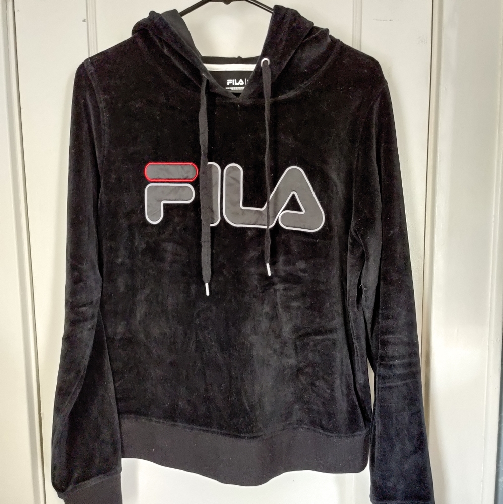 Black Velvet FILA 2 Piece Set